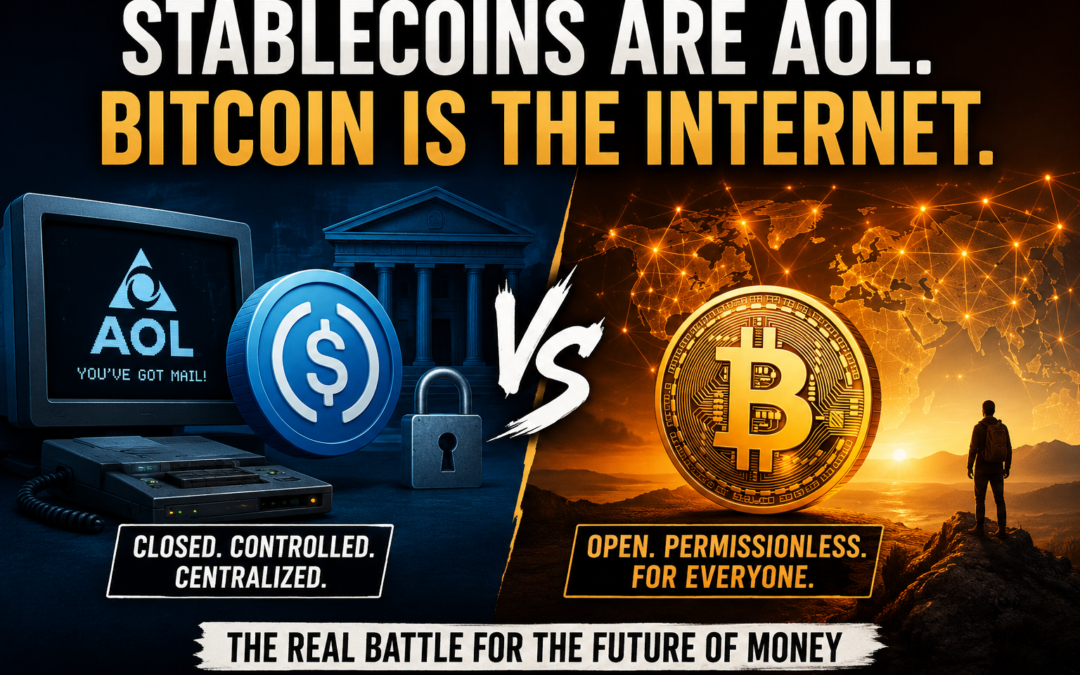 Stablecoins Are AOL. Bitcoin Is the Internet. – Ep 75